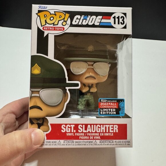 Funko Pop! G.I.Joe- Sgt. Slaughter #113 - Picture 1 of 5